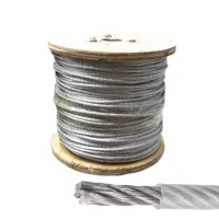 Трос стальной в оплетке ПВХ  5 мм 150 м, "MAXIMUM"